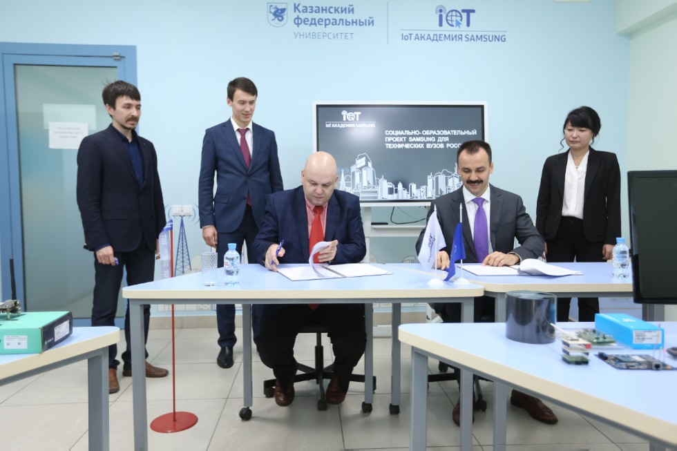 Торжественное открытие класса и подписание соглашения в КФУ